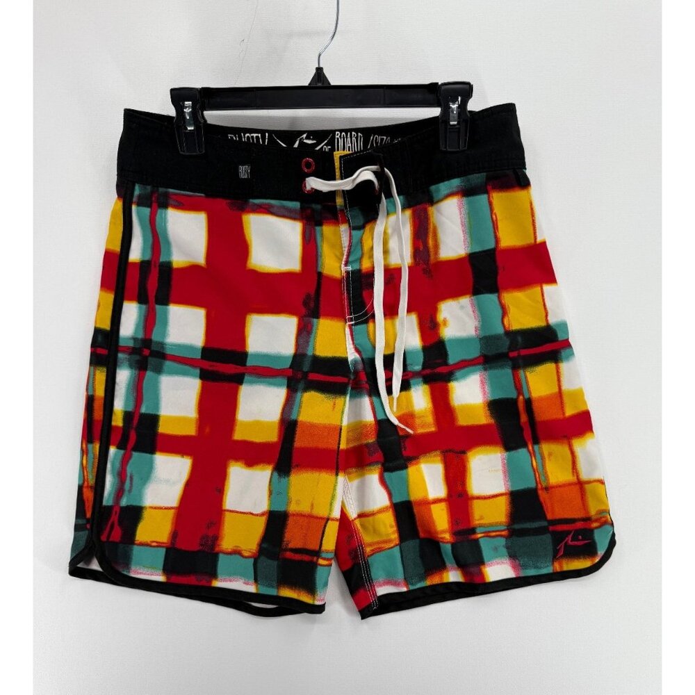 Rusty Mens Board Shorts Mens 31 11" Beach Swim Trunks